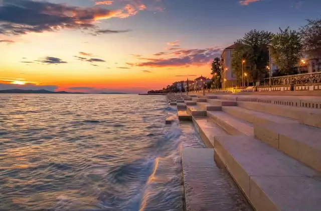 Desde los muelles de Zadar