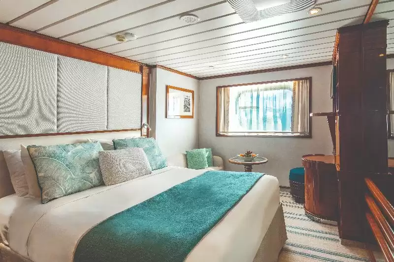 Cabina exterior con ventana